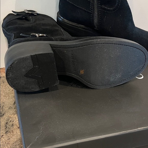 Vince Camuto Vergila Leather Boots 7.5 NIB - Picture 3 of 4